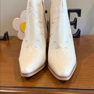 Chic Cream Ankle Booties